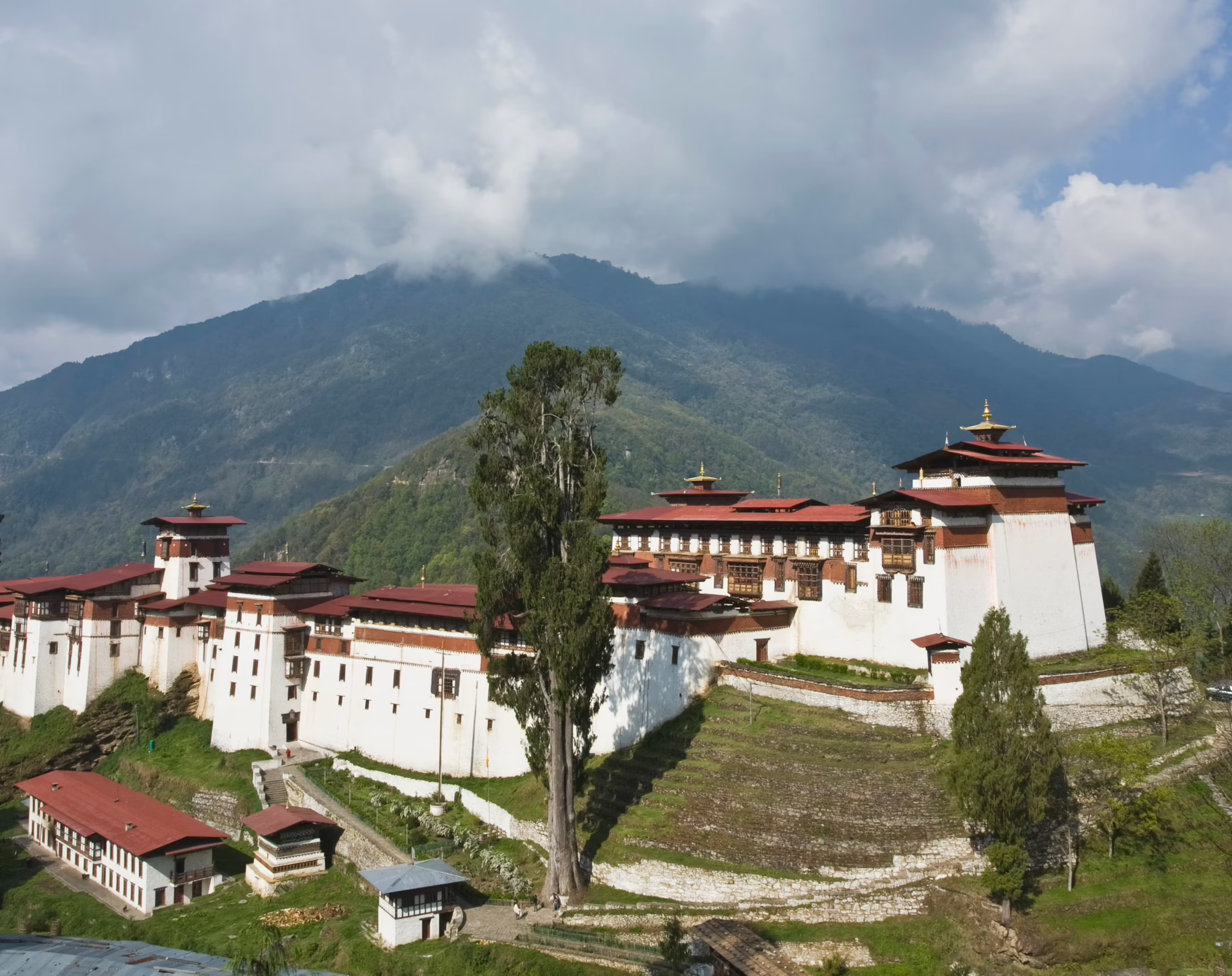 Bhutan landscape and valley