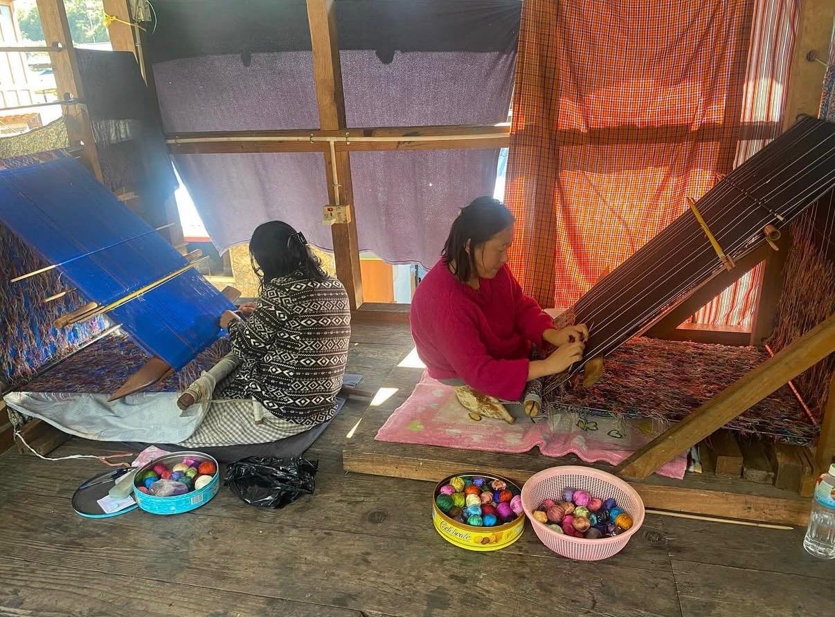 Lhuentse Dzong, in the heart of Bhutan's eastern textile-weaving region